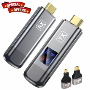 OMITTA 2026 Upgraded Wireless HDMI Transmitter and Receiver