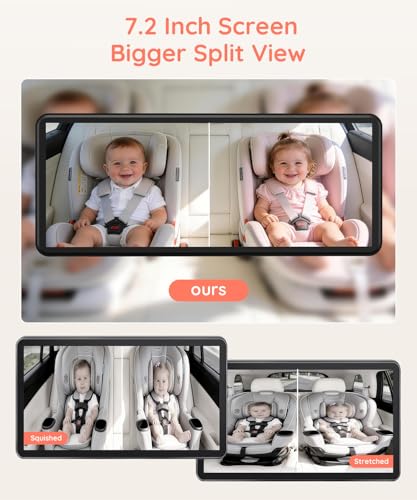 7.2" 1080P HD for 2 Kids