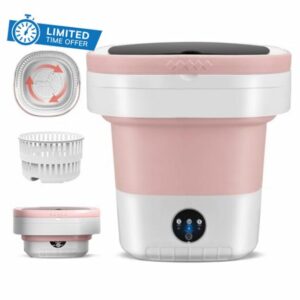 Portable Washing Machine 16L Mini Laundry Washer 3 Modes with Spin Basket Laundry Machine Cleaning Depth Underwear