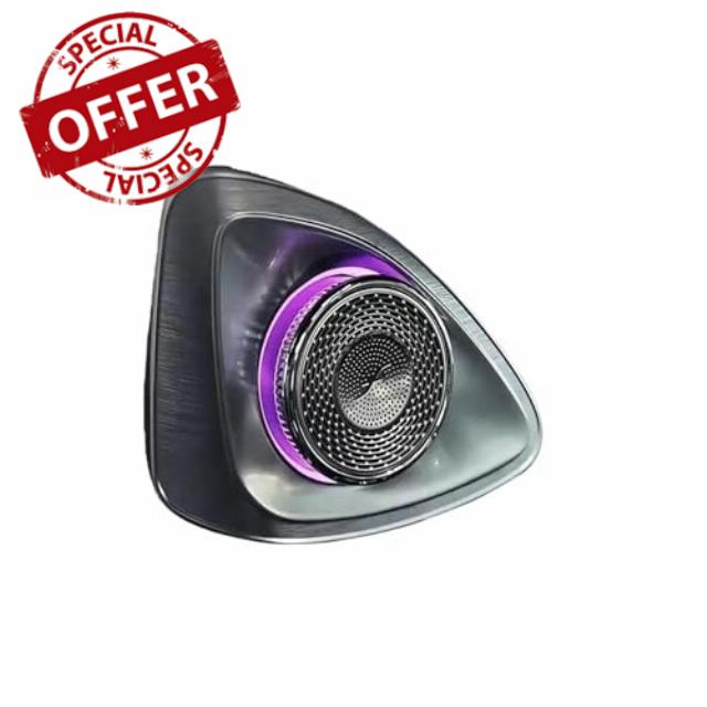 64 Colors 4D Rotating Tweeter Speaker Compatible with Mercedes Benz W213 W205 X253 W222 W223 W206 C/E/GLC/S-Class Car 3D Treble Horn Refit(18-20 W222 64 Colour)
