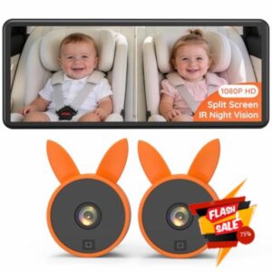 Babyvue Dual Car Camera Baby Monitor