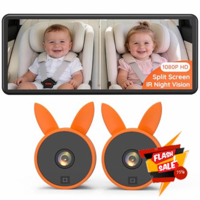 Babyvue Dual Car Camera Baby Monitor