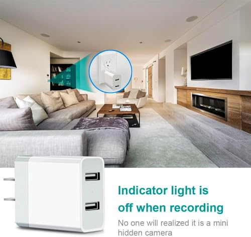 Mini WiFi Camera for Indoor Home & Pets 3-Modes Easy Setup