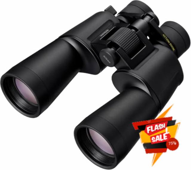 Nikon Action Zoom 10-22x50 Binocular | High-Power Zoom Binoculars with Multilayer-Coated Nikon Optics