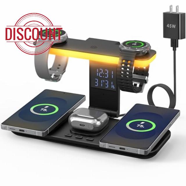 2026 YiJYi Dual Magnetic Wireless Charger for Samsung