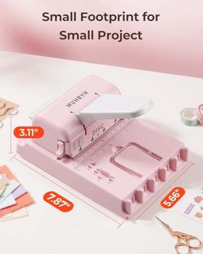 Mini Book Binding with 2 Detachable Heads(Disc & Square)