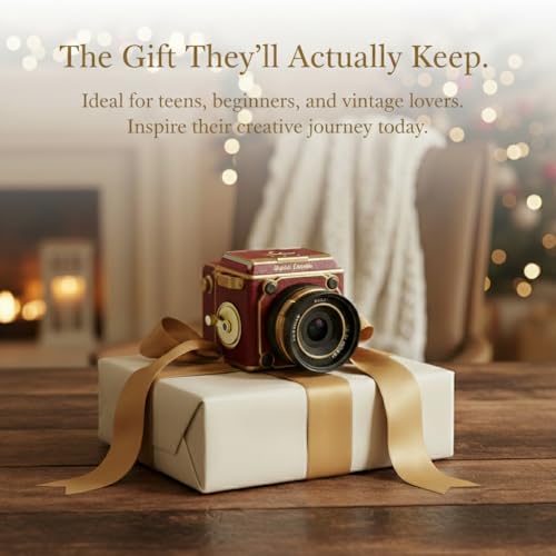 16X Zoom Compact Photography Camera for Beginners Kids Red