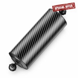D80mm 10'' Carbon Fiber Buoyancy Arm for Underwater Photography