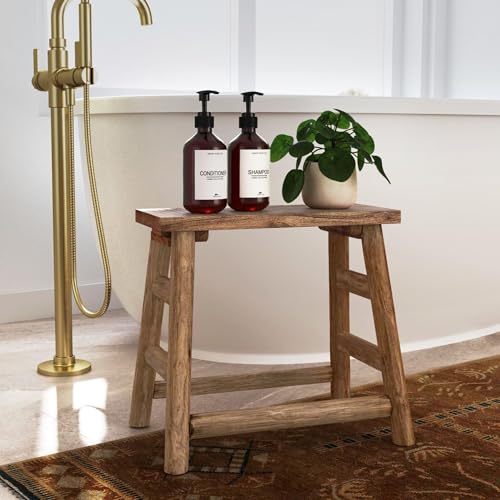 Entryway or Living Room – Natural Handcrafted Stool for Décor
