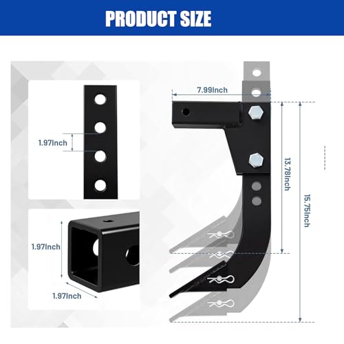 Adjustable 16" Trenching Shank Plow