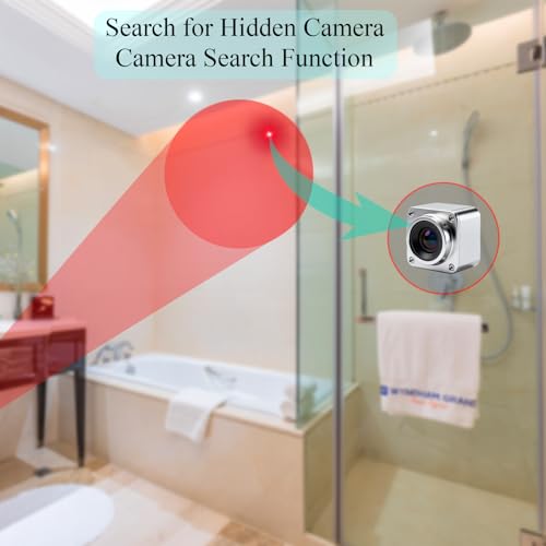 Anti-Spy Portable Rechargeable Hidden Device Detector for Travel