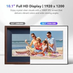 Touch Screen Digital Photo Frame with Easy Setup