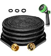 25FT Expandable Garden Hose, Retractable Flexible Water Hose with 3/4" Standard Thread – Lightwei...