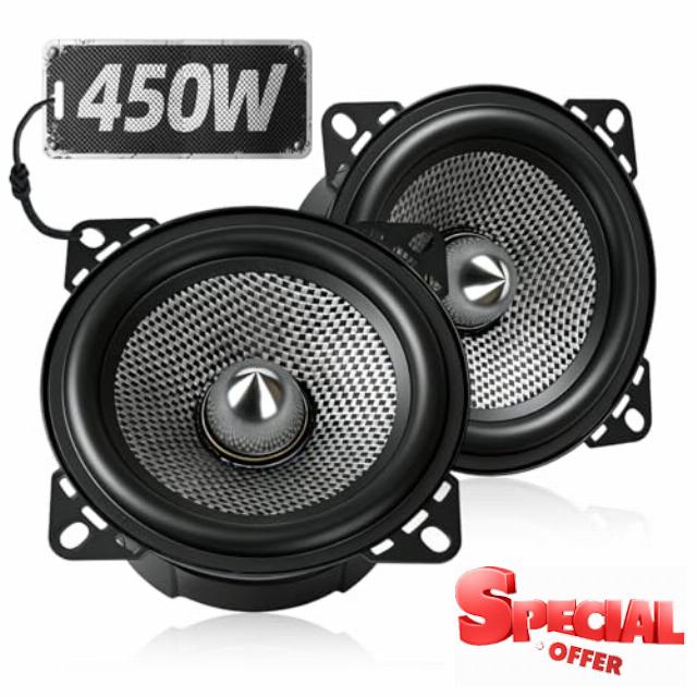 Bullet Silver Series 4" Car Speakers