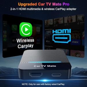 2 in 1 Carplay T V Adapter with HDMI and USBC Port for iPhone