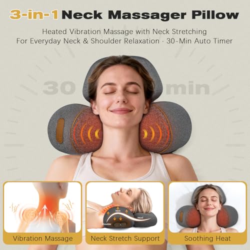 Deep Tissue Massage Pillow for Shoulder & Back Comfort