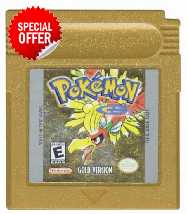Pokemon Gold Version Nintendo GameBoy Original Authentic Advance Color GBA SP (Renewed)
