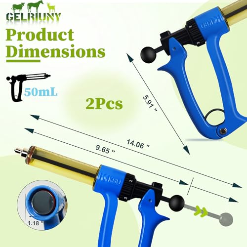 Include 6 Colored Piston Rod Knobs & 2 Spare Barrel