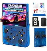 Rhesusco 2026 NEW Upgrade R36MAX Ⅱ Retro Handheld Game Console - 4.5 Inch Ultra-Large Screen, Sup...
