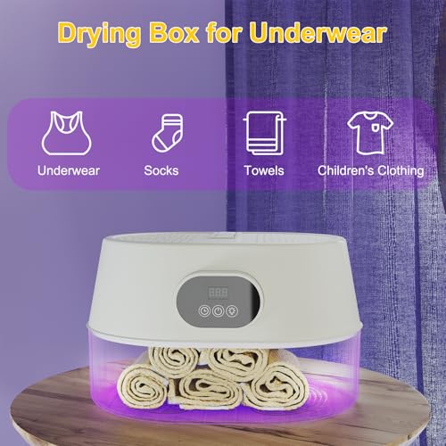 Foldable Compact Low Noise Fast-Drying Electric Dryer for Travel