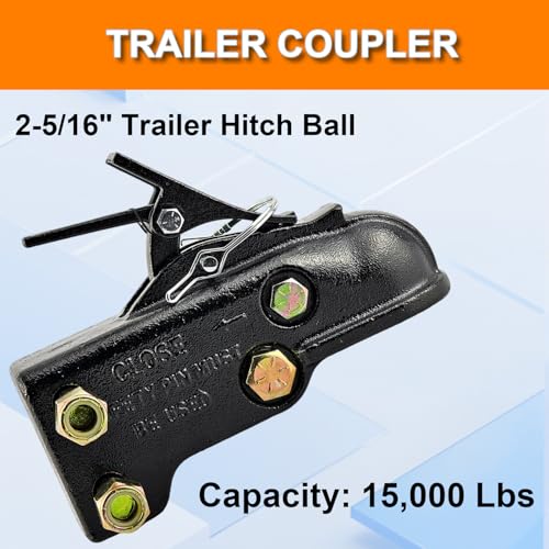 15000LBS Capacity Channel-Mount Coupler with Hardware Kit