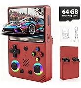 Rhesusco RG36PRO Handheld Game Console - Support 30000+Classic Games, 64G TF Card, Open Source Sy...
