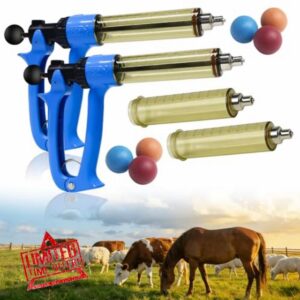 2Pcs 50mL Livestock Syringe