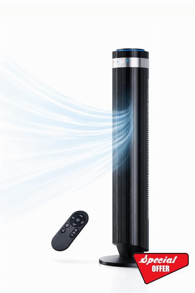 Tower Fan for Bedroom