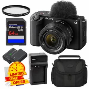 Sony ZV-E1 Mirrorless Camera (Black) – 12MP Full-Frame Exmor R CMOS