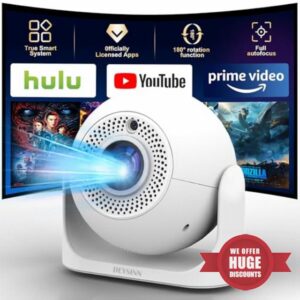 Smart Mini Projector with WiFi & Bluetooth