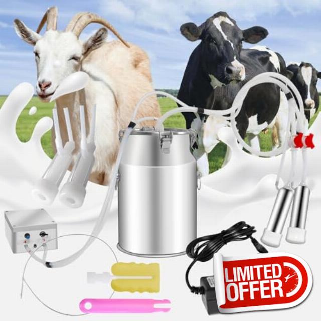 2 in1 Cow and Goat Milking Machine