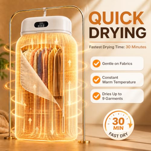 700W Fast Drying with Wrinkle-Reducing Gentle Heat