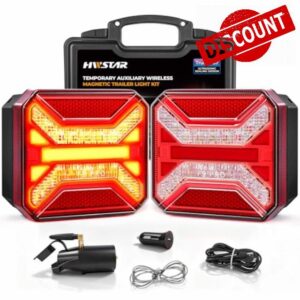 HWSTAR 2026 Magnetic Wireless Trailer Lights Kit