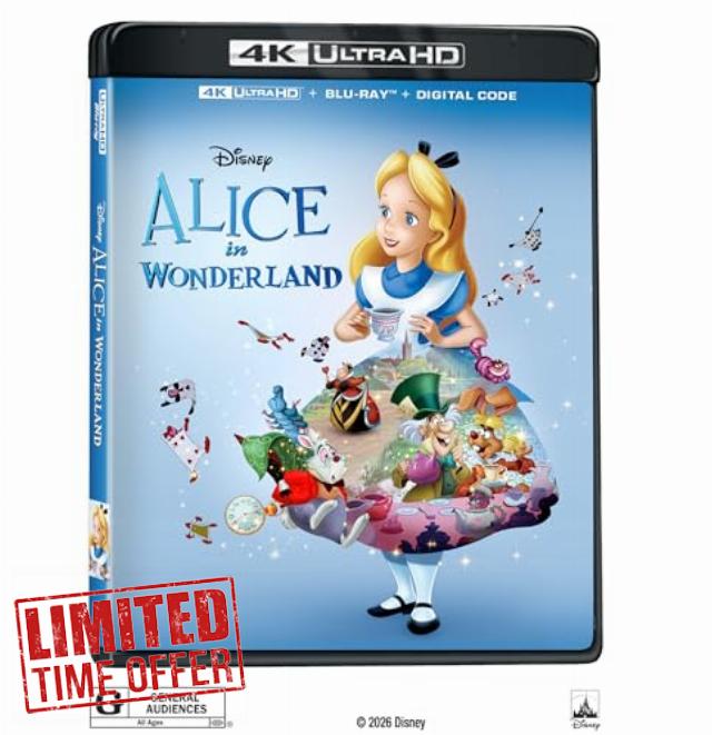Alice In Wonderland (1951) - 4K UHD/BD Combo + Digital