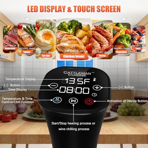 Sous Vide Container 12 Quart with Lid & Neoprene Sleeve
