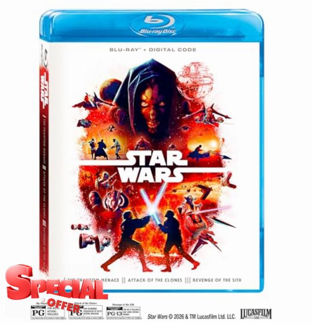 Star Wars: Prequel Trilogy (3 Discs) - Blu-Ray + Digital