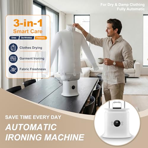 3-in-1 Air & Steam Garment Dryer and Iron for Shirts