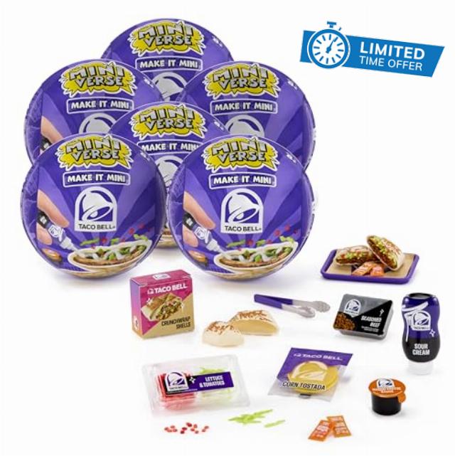 MGA's Miniverse Make It Mini Taco Bell Series 1 (6 Pack)