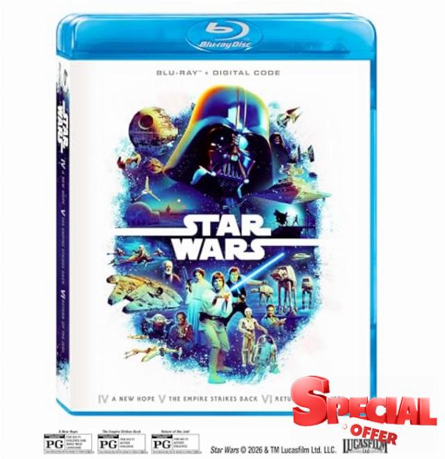 Star Wars: Original Trilogy (3 Discs) - Blu-Ray + Digital
