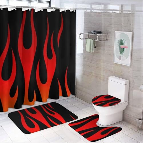 Including Floor Mat and Shower Curtai