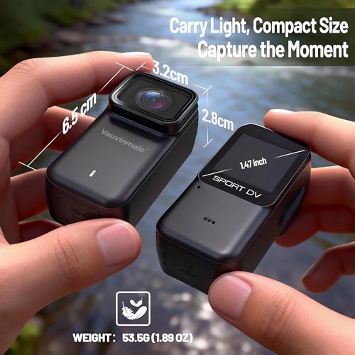 POV Action Cam for Motorcycling Skiing Cycling Vlogging Sports
