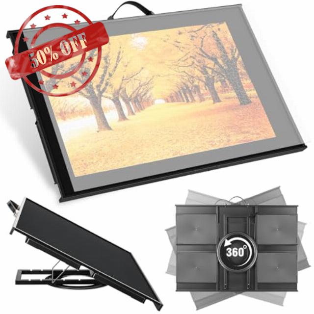 All-Metal 1500 Pieces Tilting Rotating Puzzle Board with 4 Drawers and Cover