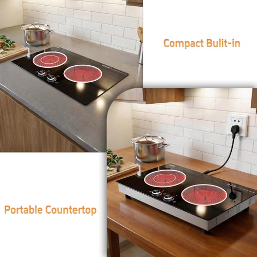 1800W Knob Control Electric Stove Top Burner Hot Plate