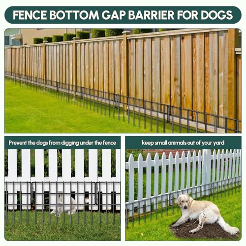 1.35in Gap Rustproof Metal Decorative Garden Fencing