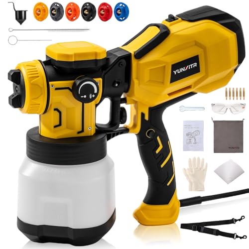 High Efficiency Electric Spray Paint Gun with 6 Nozzles