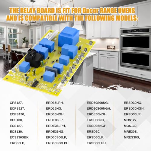 Range Oven PCB Relay Power Board