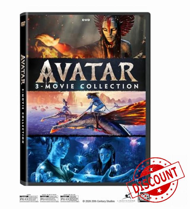 Avatar: Fire And Ash/ Avatar: The Way Of Water/ Avatar - Multi-Feature (3 Disc) - DVD