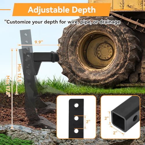 3 Point Subsoiler Plow fits 2" Receiver