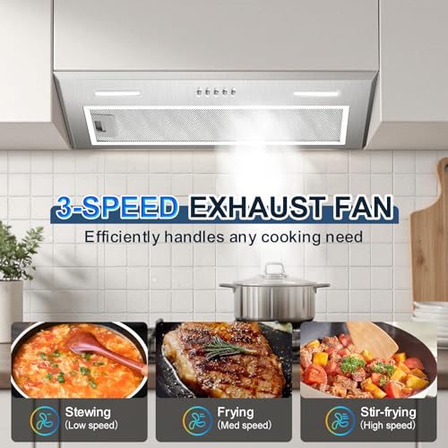 Built-in Kitchen Hood with 353 CFM