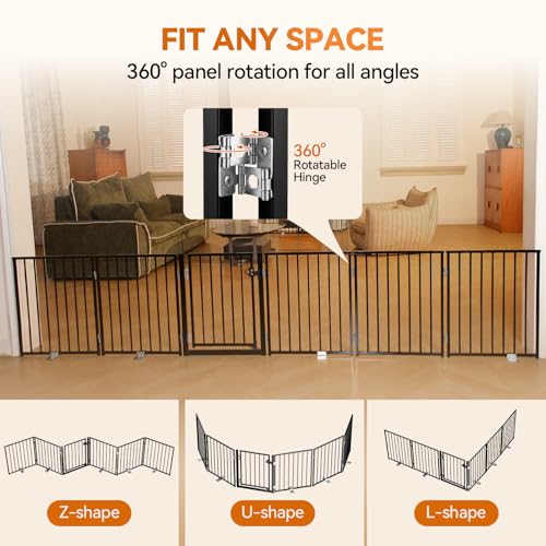 Double-Locking Puppy Fence for Doorways